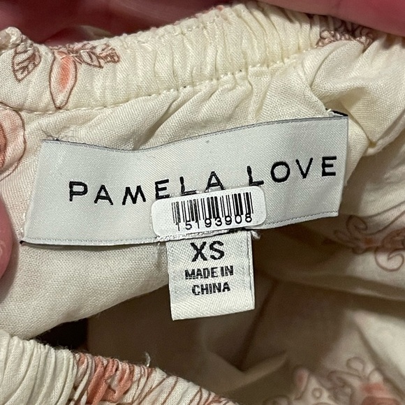 Pamela Love Pomegranate Printed Tie Back  midi Dress - Picture 6 of 11